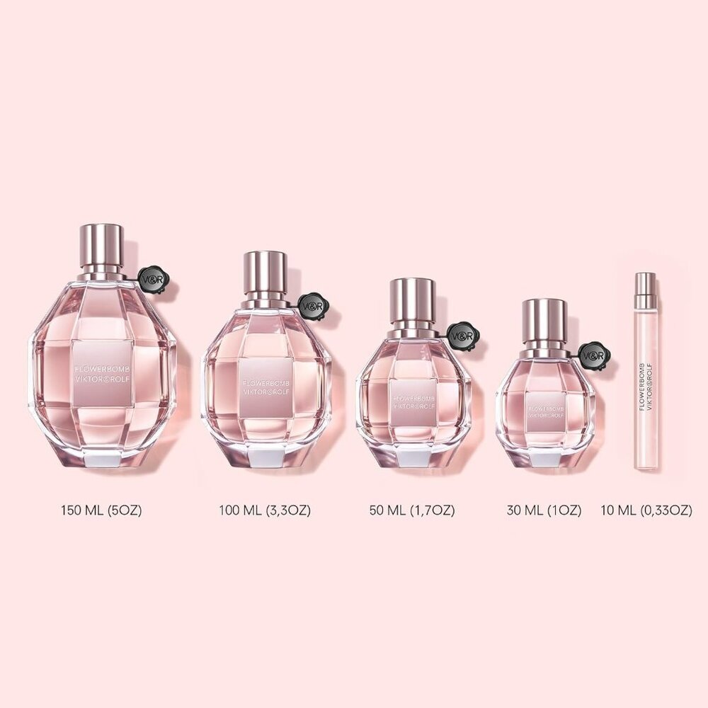 Flowerbomb Eau de Parfum - Women's Perfume - Floral & Woody - With Notes of Vani - Picture 6 of 8